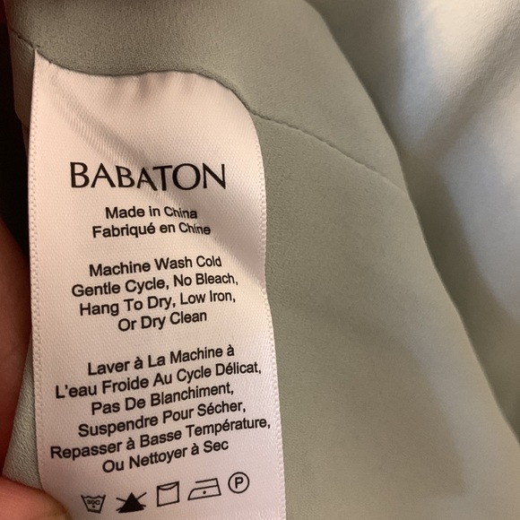 BABATON light blue midi dress - Picture 3 of 4